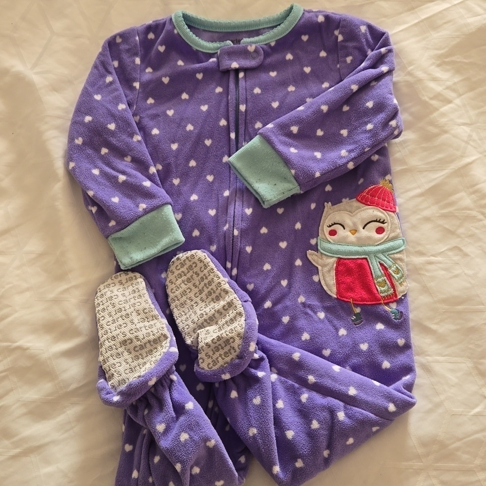Carter's fleece sleeper, 12months